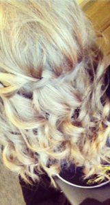 curly waterfall braid for katwalk